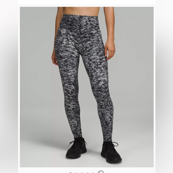 Lululemon Base Pace High-Rise Tight 25" (Estuary Grey Multi pattern) - Picture 2 of 8